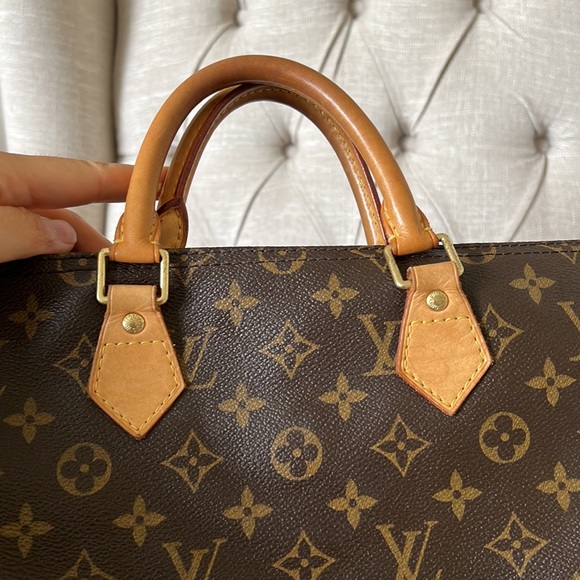 Euc Louis Vuitton monogramme Speedy 35 - Picture 4 of 16